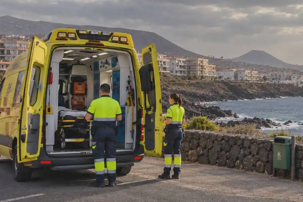 24-year-old man hospitalised after being rescued from the sea in south Tenerife