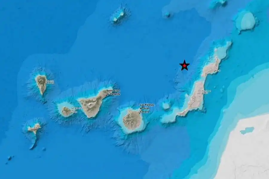 2.6 magnitude earthquake recorded off Lanzarote coast