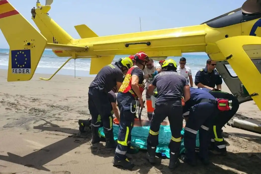 54-year-old man dies after being rescued from sea in Fuerteventura