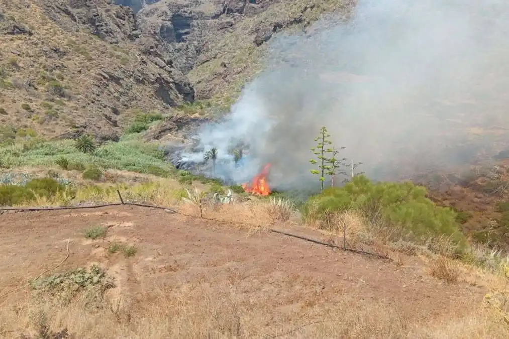 69-year-old man arrested for deliberately starting wildfire in Masca, Tenerife