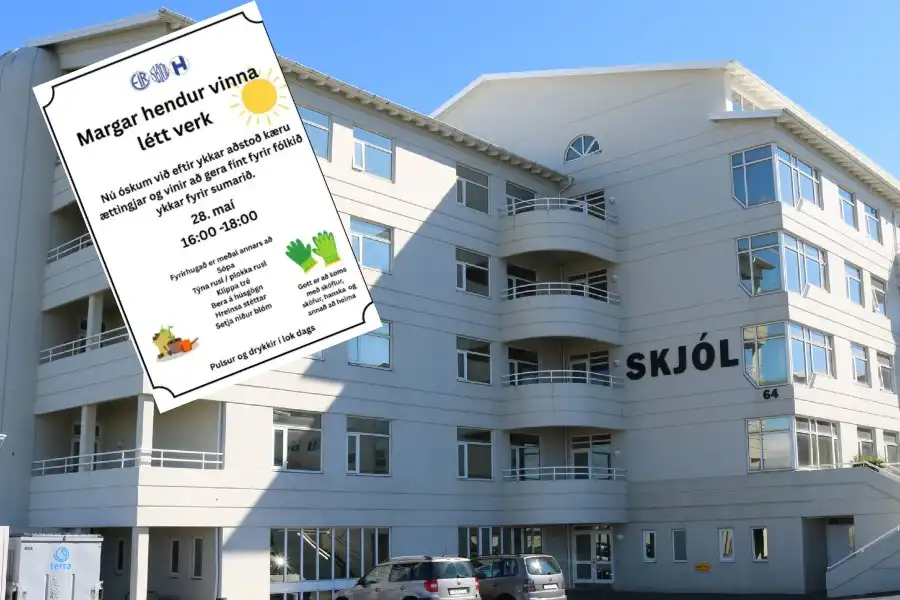 Aðstandendur beðnir að sinna garðverkum á hjúkrunarheimili – „Hún er að borga núna 600 þúsund krónur á mánuði“ - DV