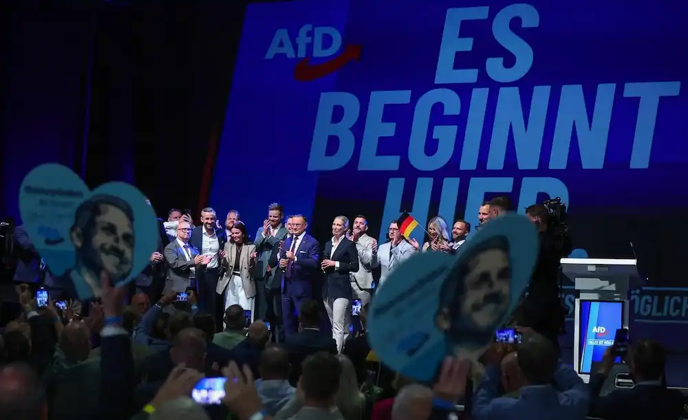 AfD lýsir yfir sigri í Saxlandi-Anhalt