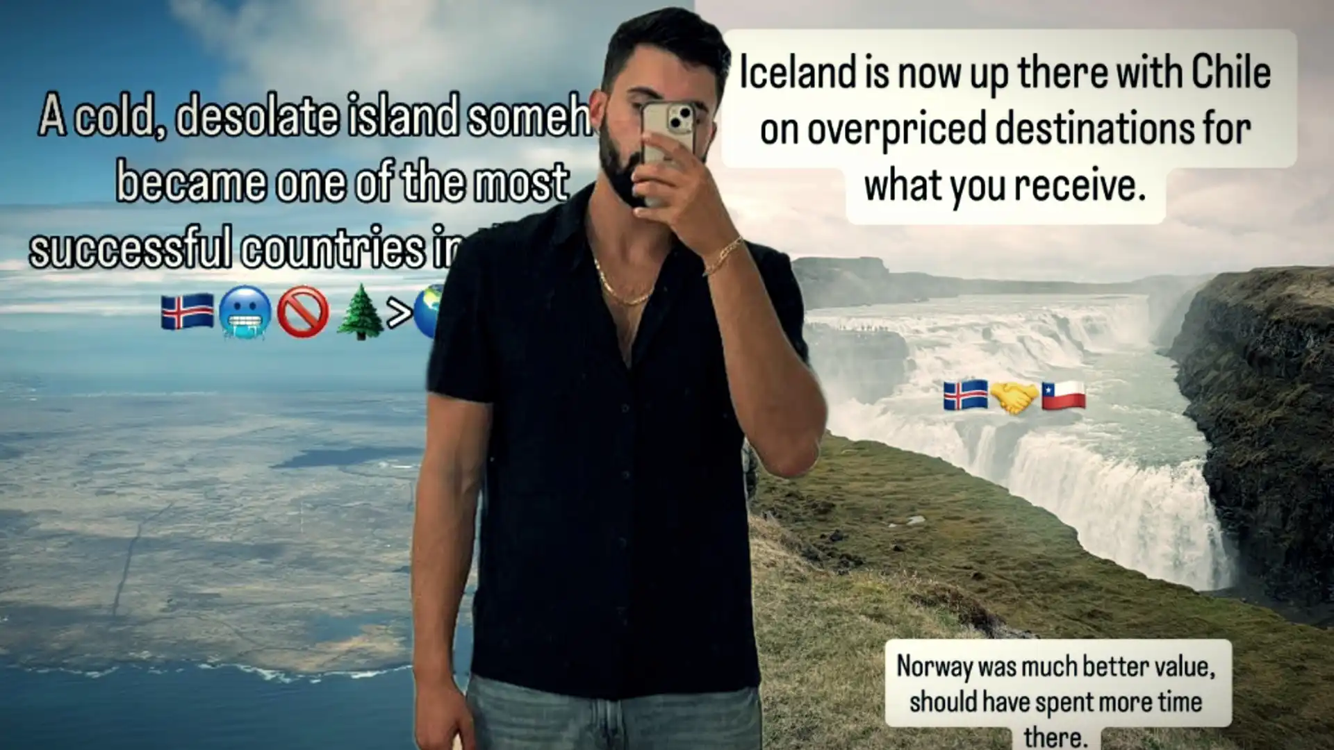 Áhrifavaldur varð fyrir vonbrigðum með Ísland - „Hvað Ísland gerði til að laða að sér þetta marga ferðamenn er rannsóknarefni“ - DV