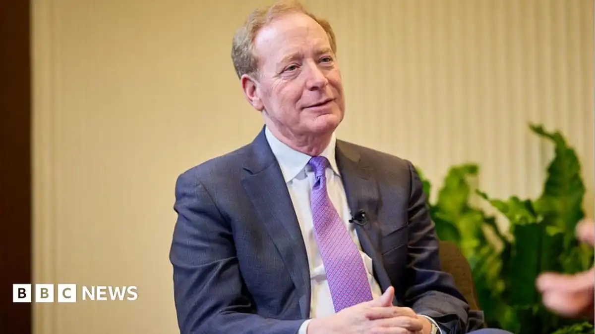 AI is less regulated than milk, Microsoft president says