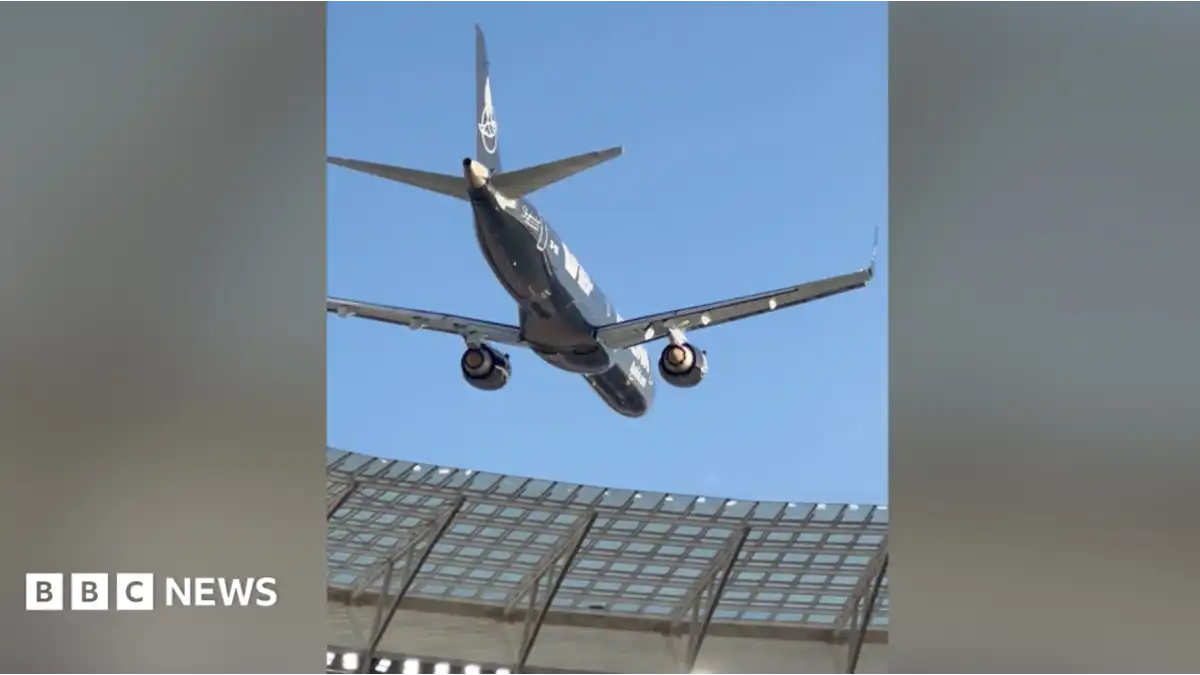 Airlink stunt: South African airline defends low-altitude flight over packed stadium