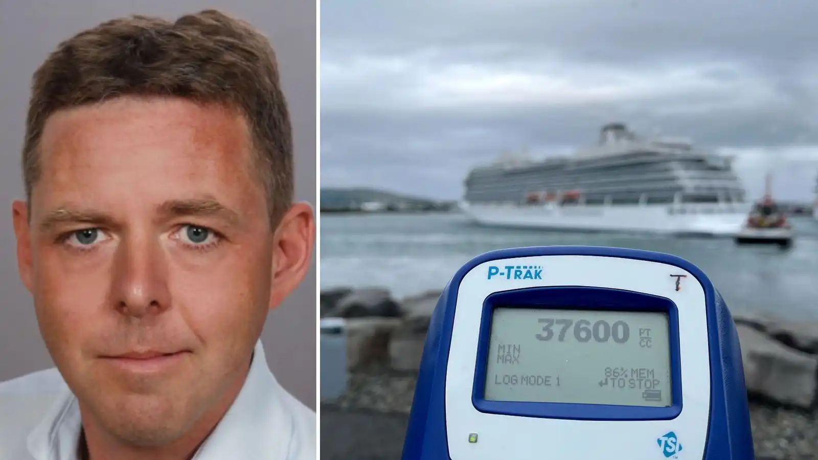 Allt að fjörutíuföld mengun við skemmti­ferða­skip - Vísir