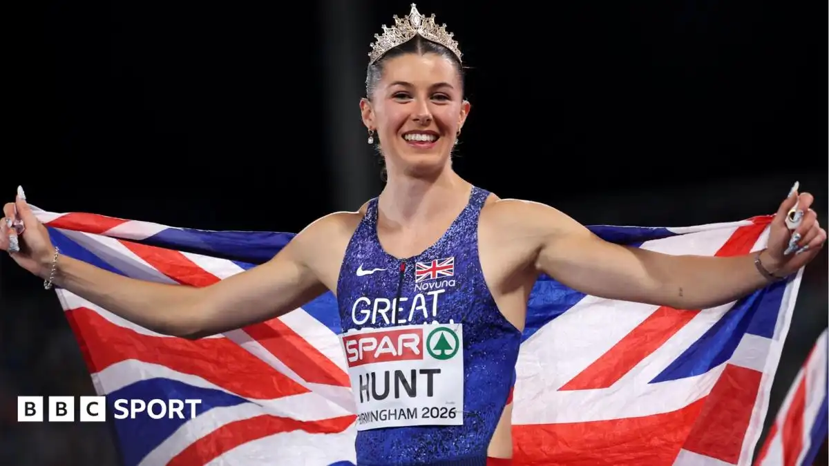 Amy Hunt: British sprint star enters stardom with quadruple gold at European Athletics Championships