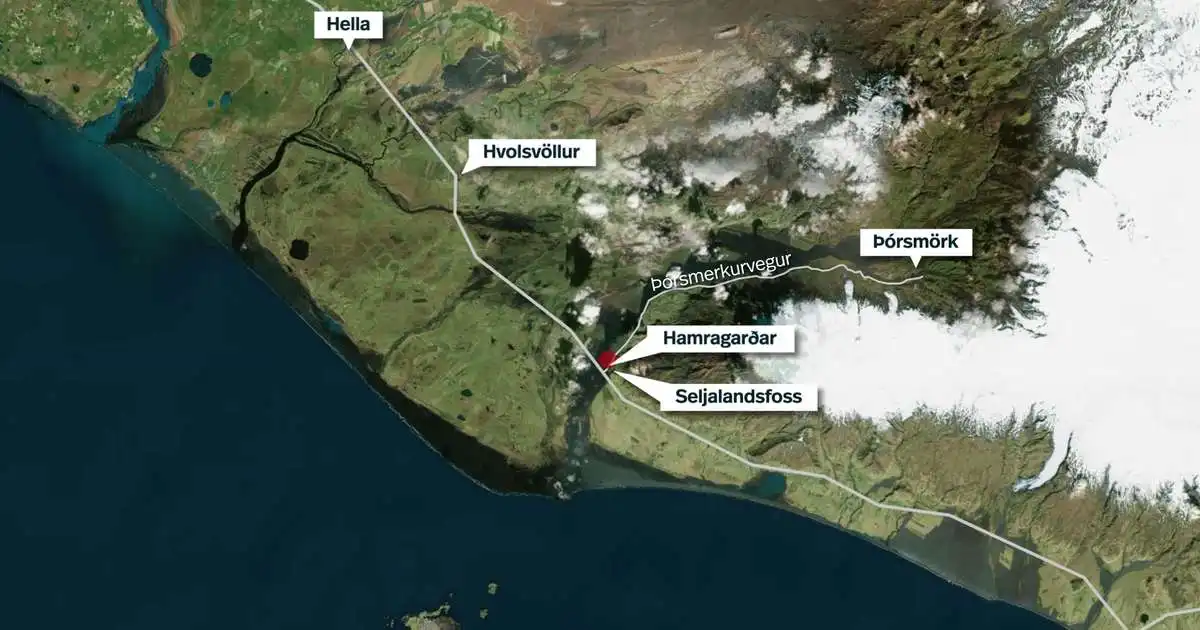 Árekstur við Hamragarða