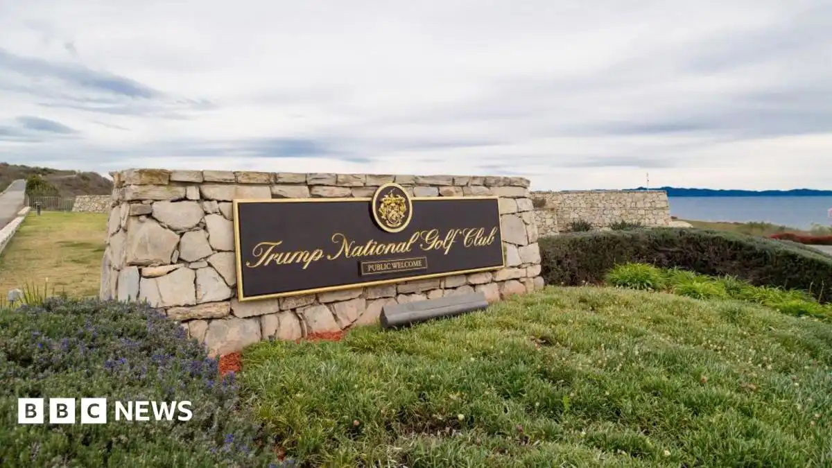 Armed man arrested at Trump's golf course ahead of president's visit