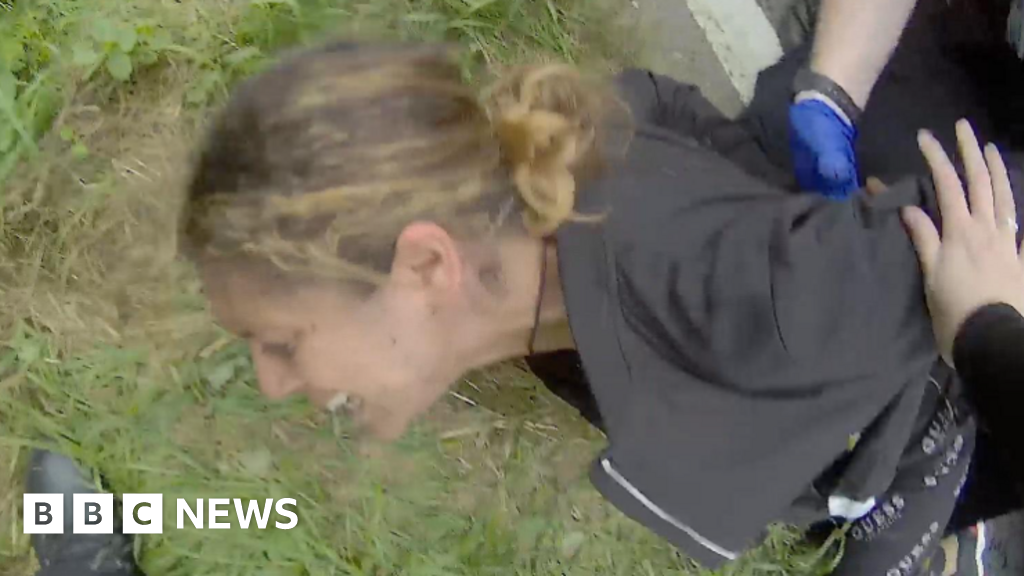 BBC obtains Northamptonshire Police video of woman's arrest