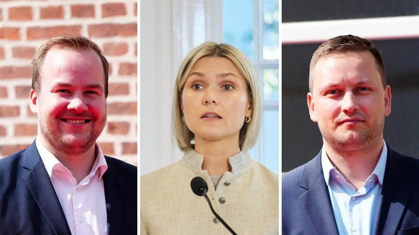 Bein út­sending: Blaða­manna­fundur Krist­rúnar, Beinis og Jens Frederik - Vísir