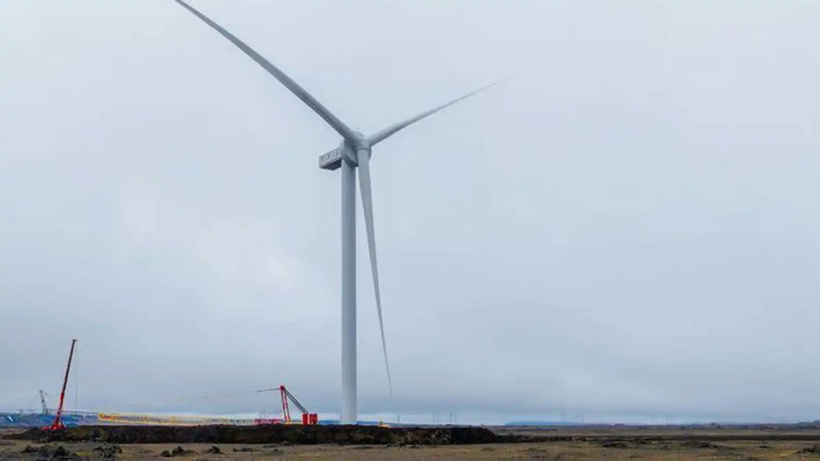 Bein út­sending: Daði Már gang­setur vind­myllur - Vísir