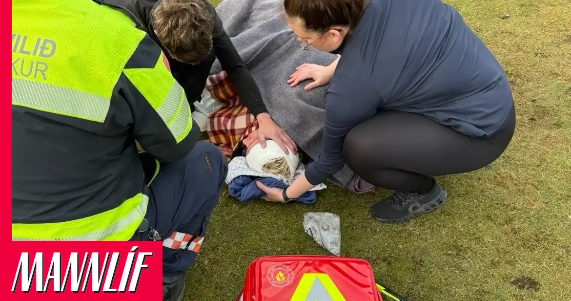 Benedikt dvaldi fjóra daga á sjúkrahúsi eftir óvenjulegt slys