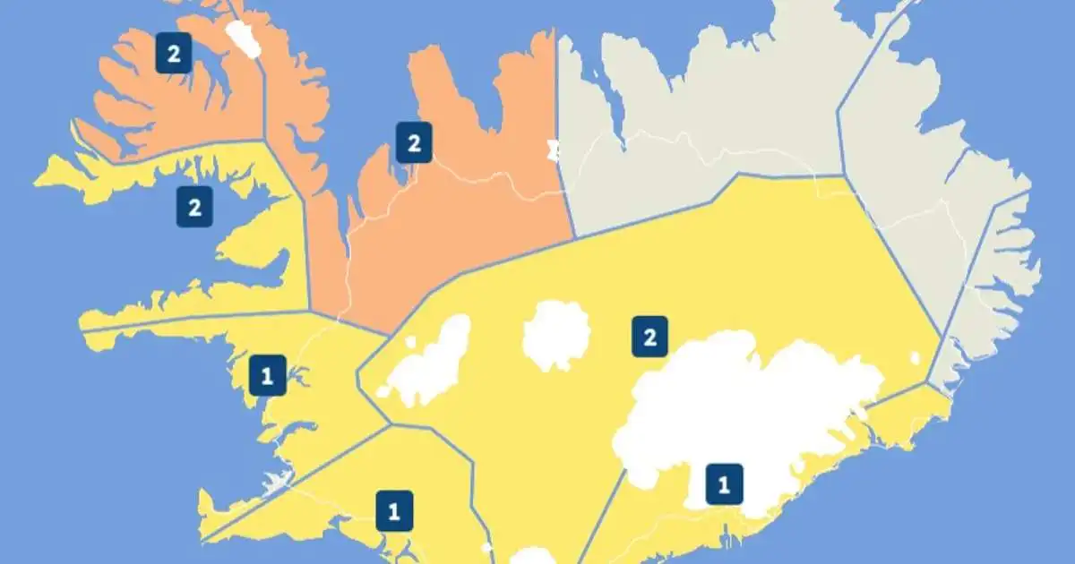 Biðja fólk um að huga að veðri og flýta eða seinka ferðalögum