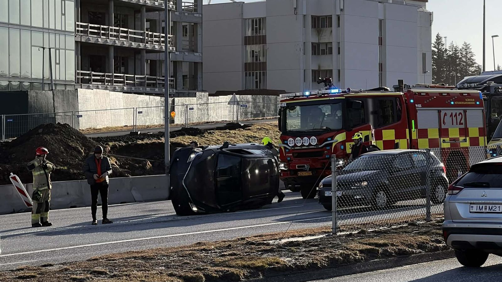 Bílvelta á Hring­braut - Vísir