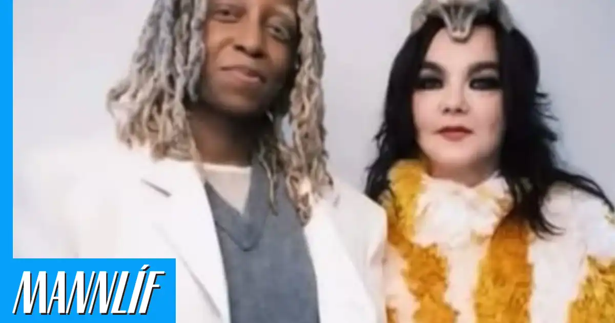 Björk komin með kærustu
