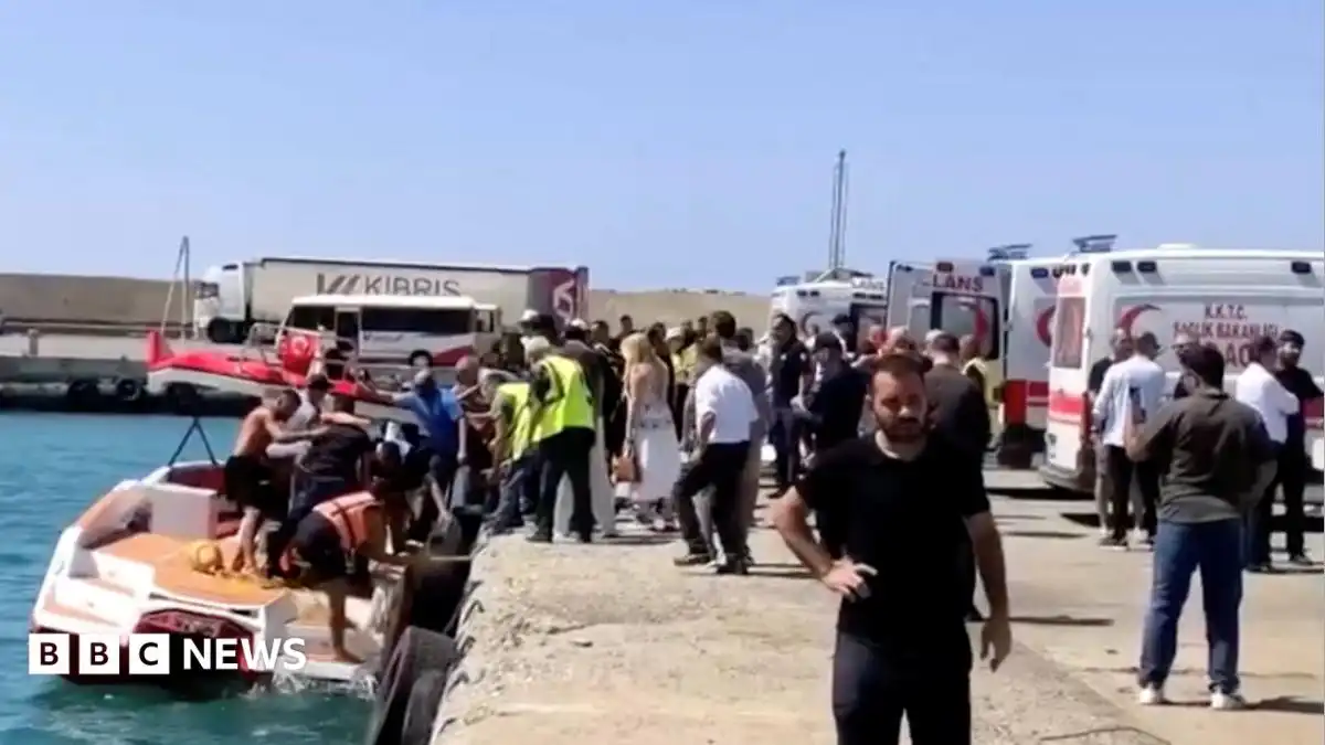 Boat carrying some 270 people capsizes off northern Cyprus, local media report