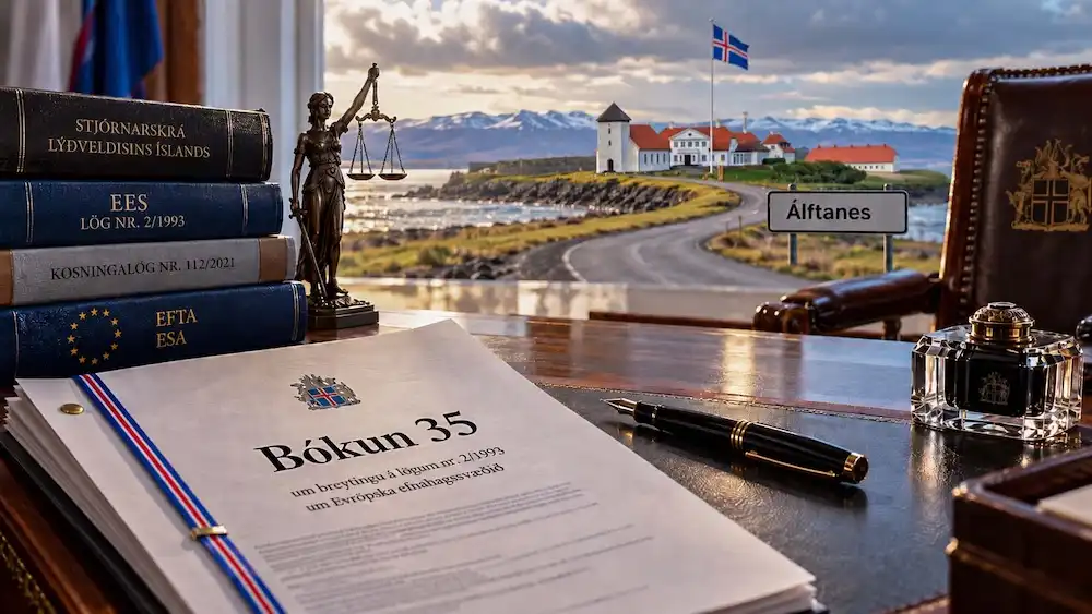 Bókun 35 á borði forseta Íslands
