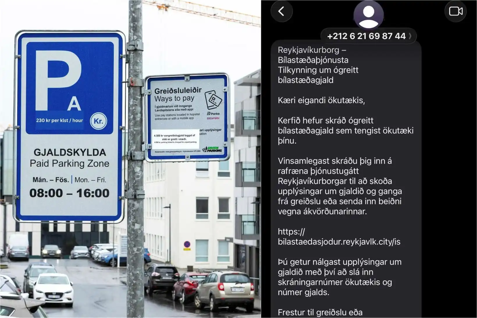 Borgin varar við svikaskilaboðum - MBL.IS