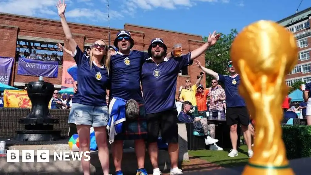 Boston becomes 'mini-Scotland' hours before World cup opener
