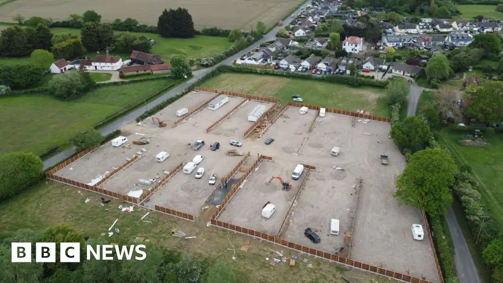 Braintree traveller plot listed for sale on Facebook