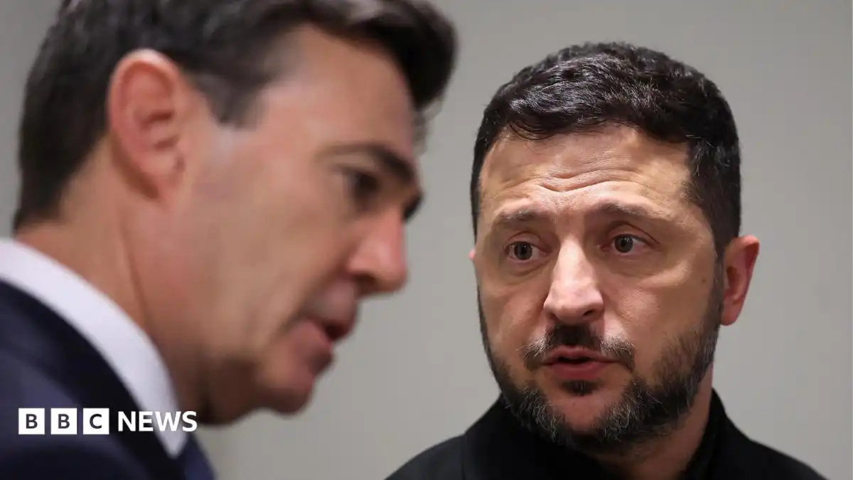 Burnham careful before Zelensky meeting but promises Ukraine won't leave 'empty handed'