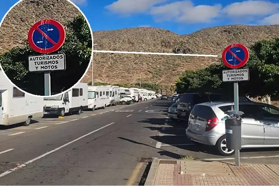 Campervan owners challenge signs showing parking restrictions