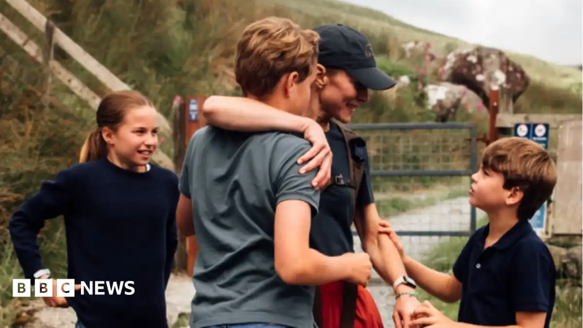 Catherine shares photos reuniting with family after Three Peaks Challenge