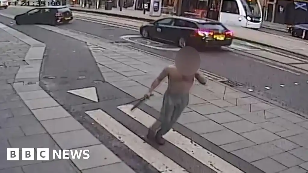 CCTV shows moments leading up to arrest in Edinburgh anti-Muslim attacks probe