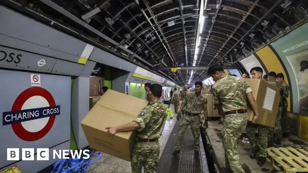 Charing Cross Tube station used for major military exercise