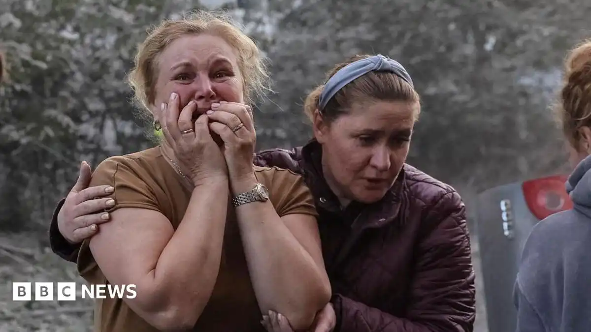 Children among eight dead in Russian strikes, Ukraine officials say
