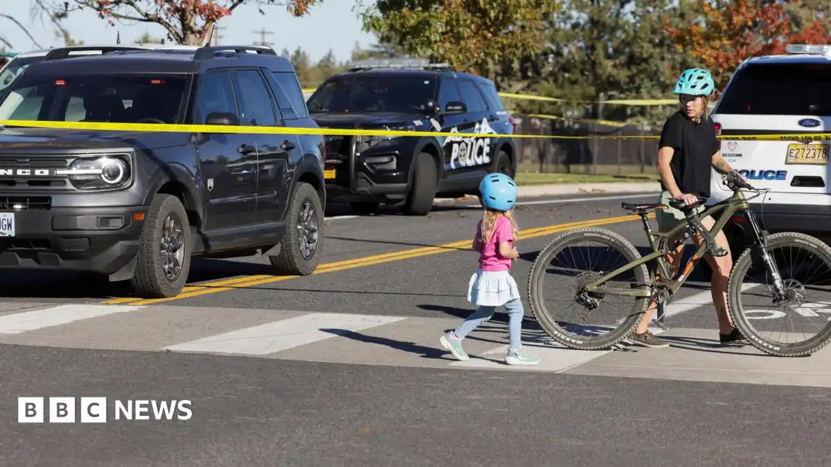 Children and teacher killed in Oregon primary school shooting