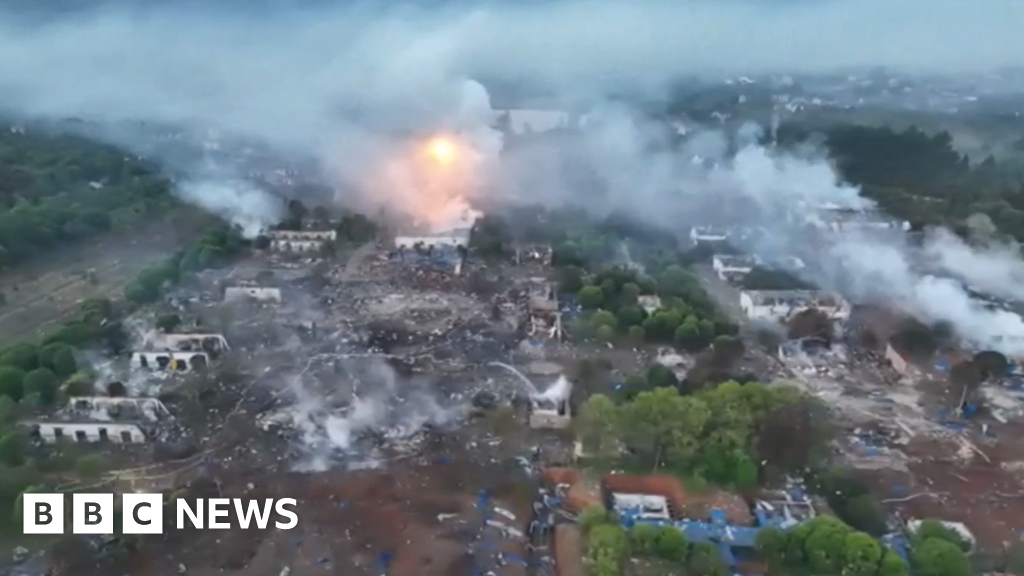 China: 21 dead after explosion at fireworks factory