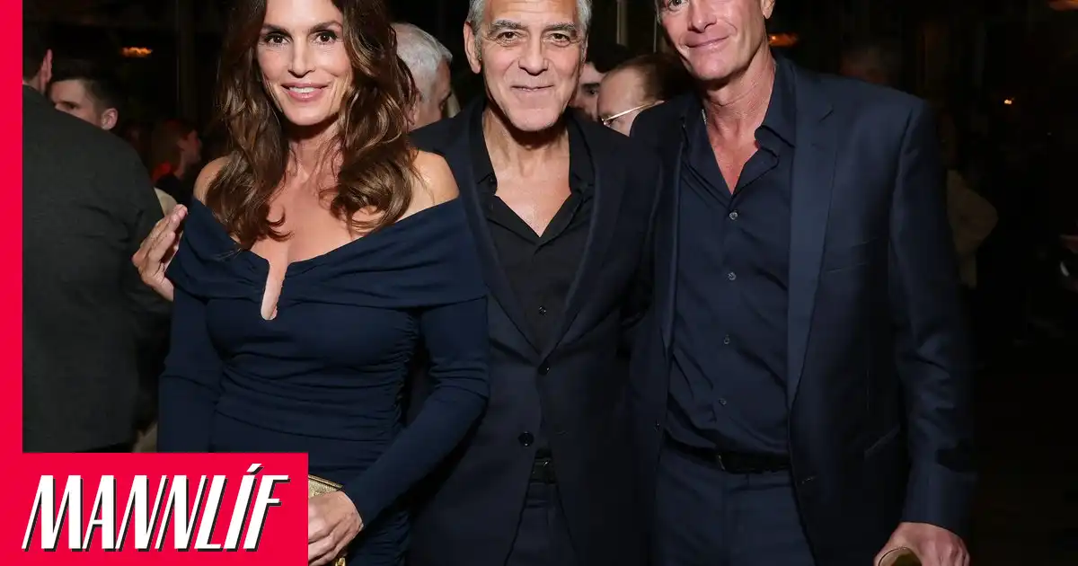 Clooney tjáir sig um fráfall sonar Cindy Crawford