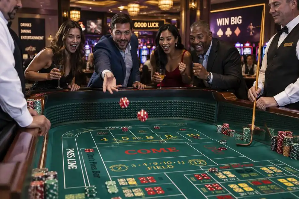 Craps has more bets than any other table, and they are not priced alike