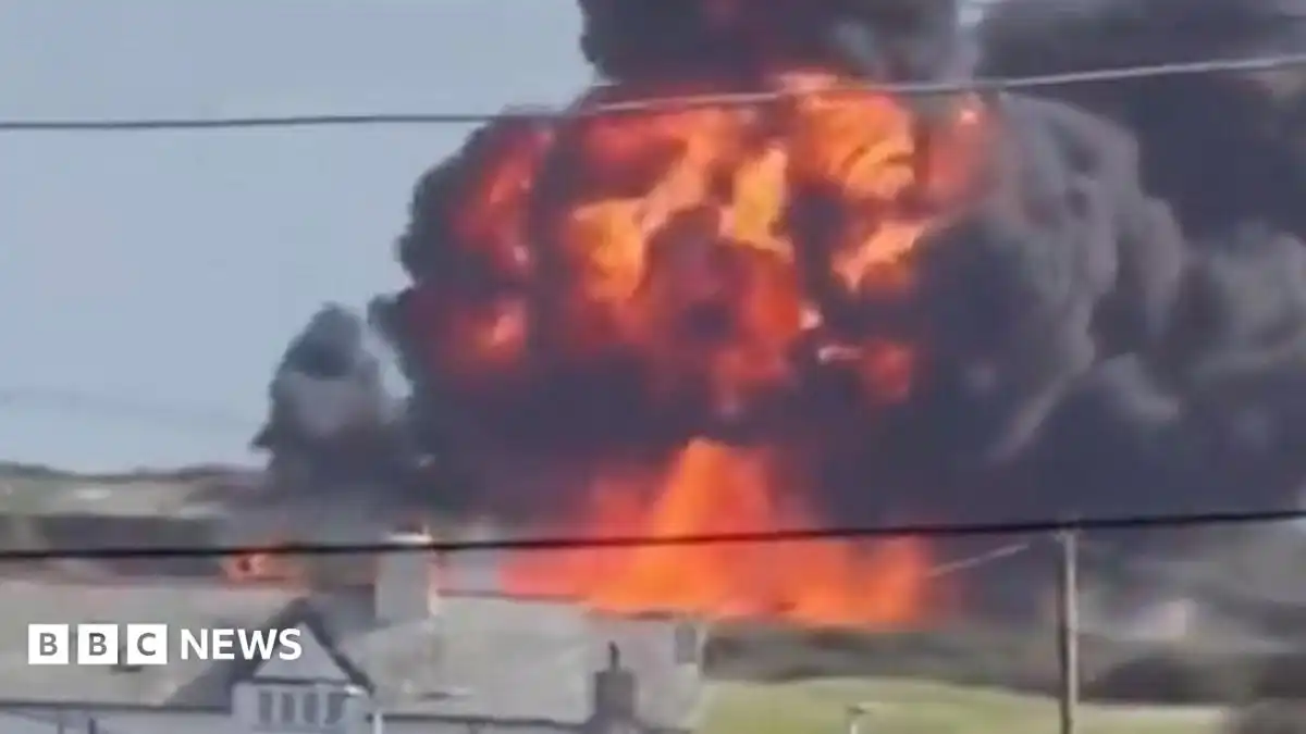 Crashed RAF jet 'steered away from houses' before pilots ejected on Anglesey