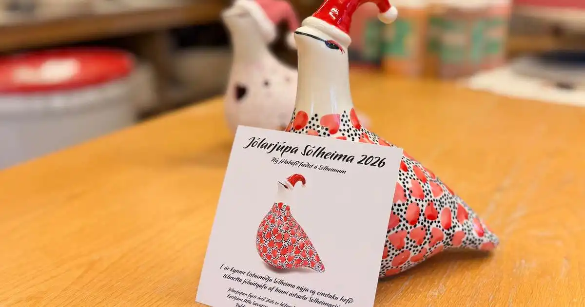 Doppumeistari Íslands hannaði jólarjúpuna í ár