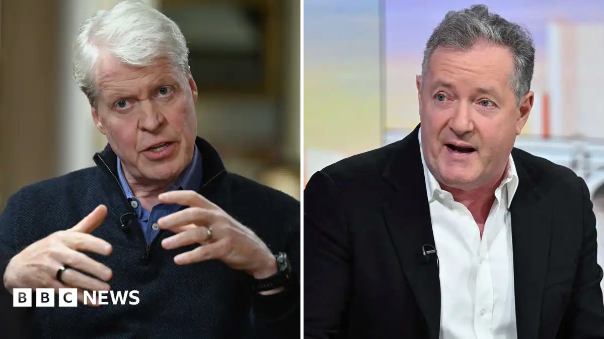 Earl Spencer apologises to Piers Morgan over error in book