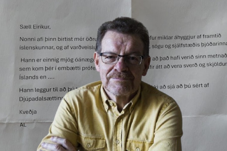 Eiríkur fékk nafnlaust bréf – „Einstaklega ósmekklegt og óviðkunnanlegt að blanda löngu látnum afa mínum í það mál“ - DV