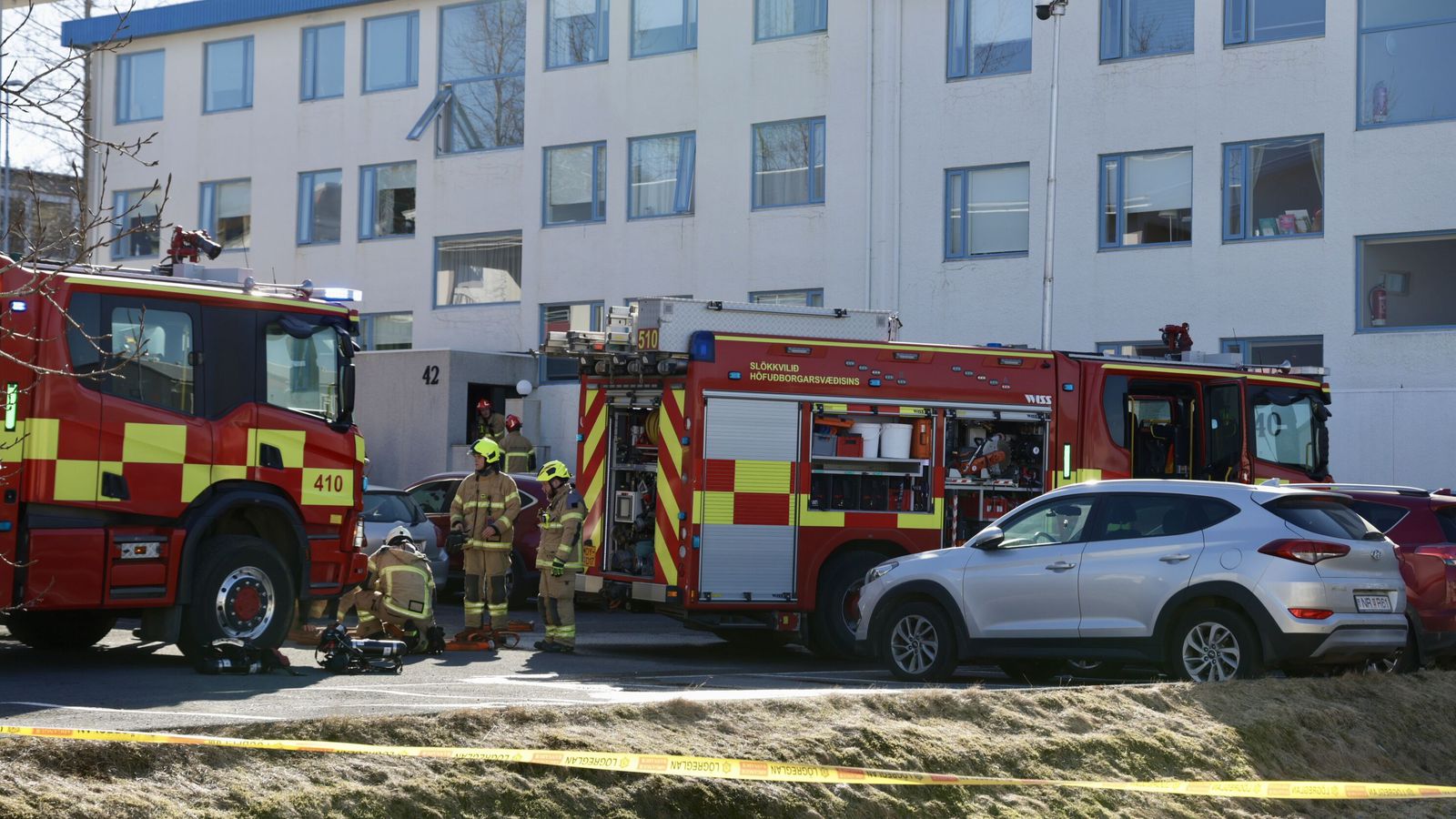 Eldur olli miklum skemmdum í kjallara - Vísir