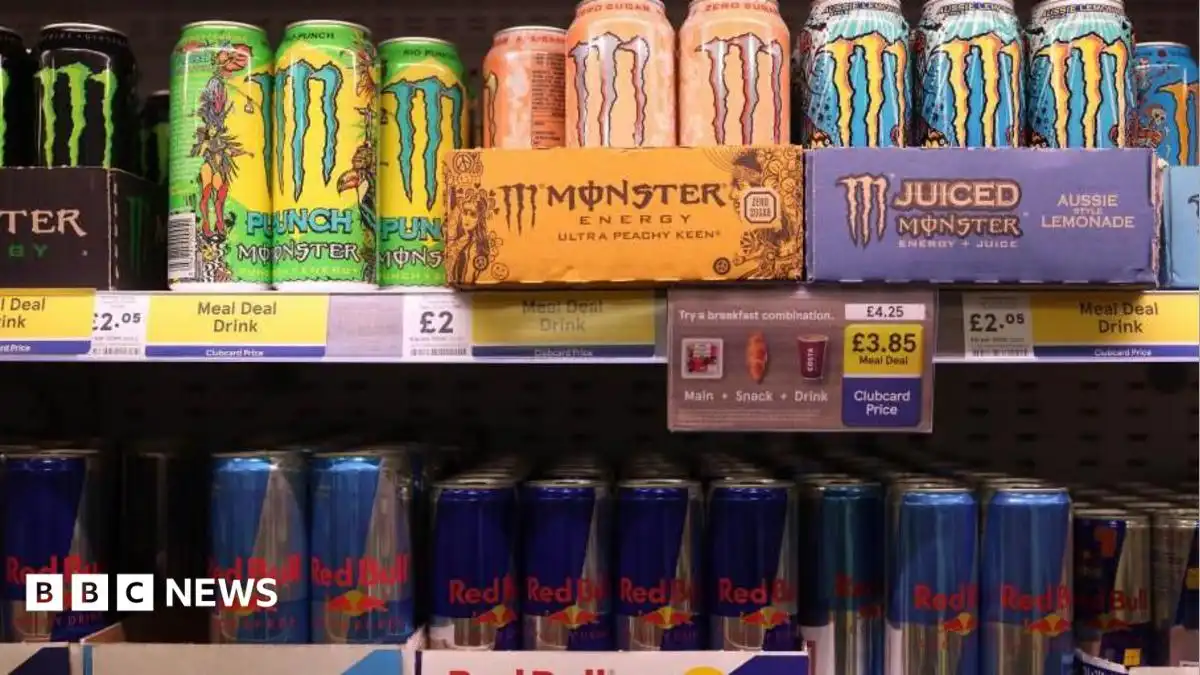 Energy drinks to be banned for under-16s in England from April