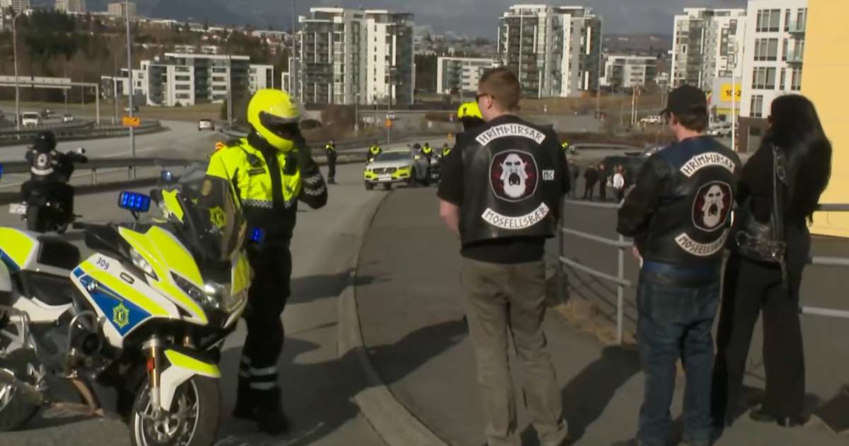 Engar handtökur í samkvæmi Hells Angels