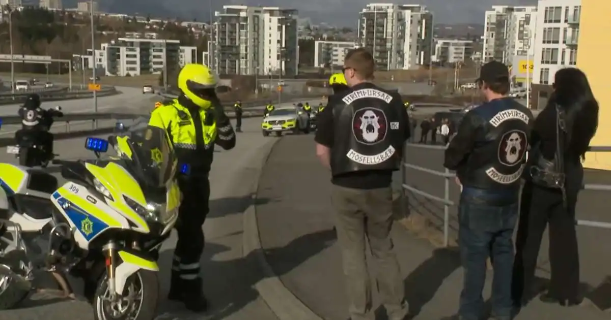 Engar handtökur í samkvæmi Hells Angels