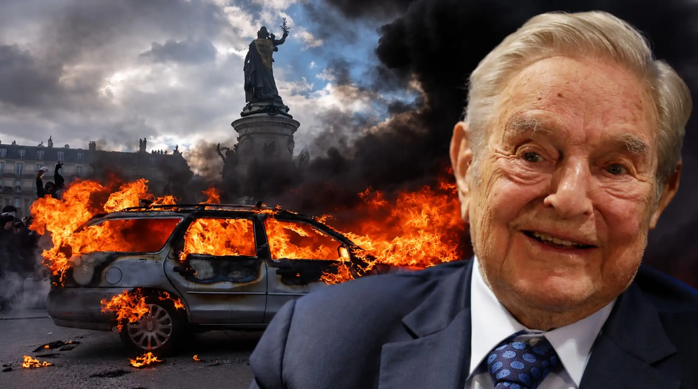 Er George Soros á bakvið fjölda samtaka sem koma að óeirðunum?