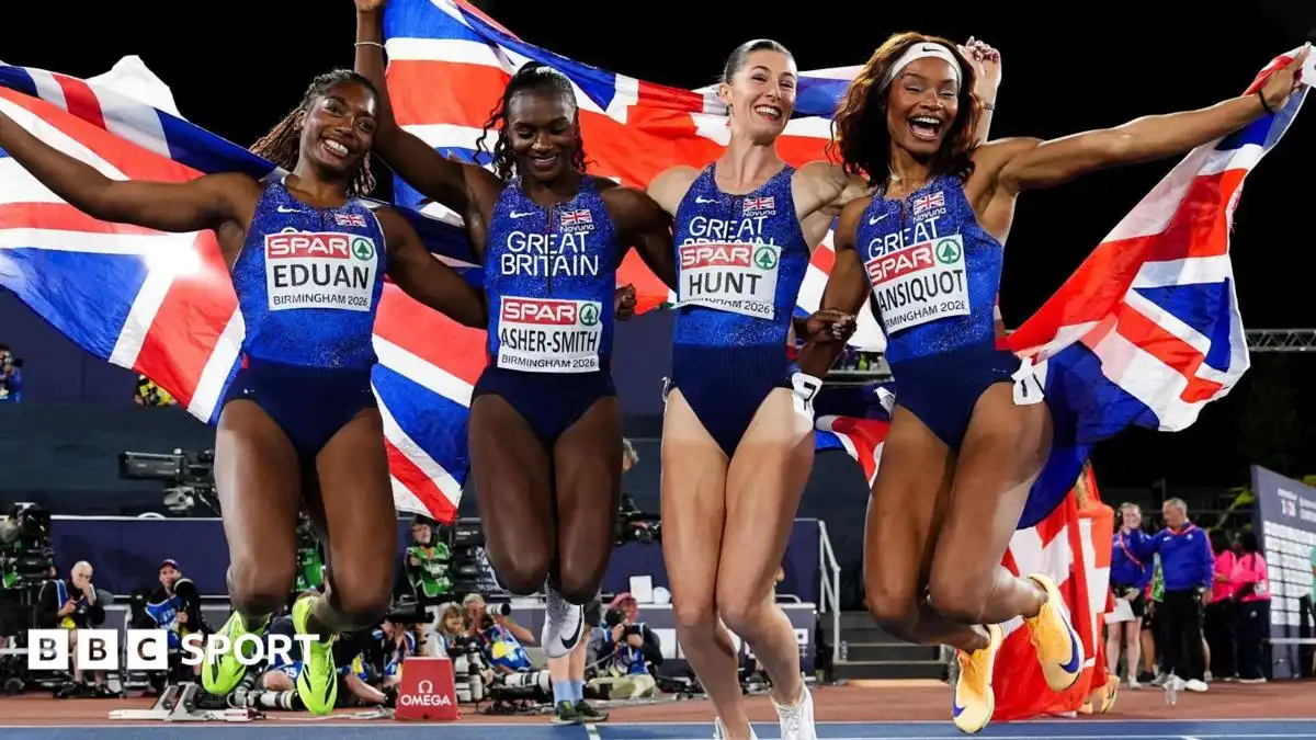 European Athletics Championships 2026: Amy Hunt claims third gold as Dina Asher-Smith makes history