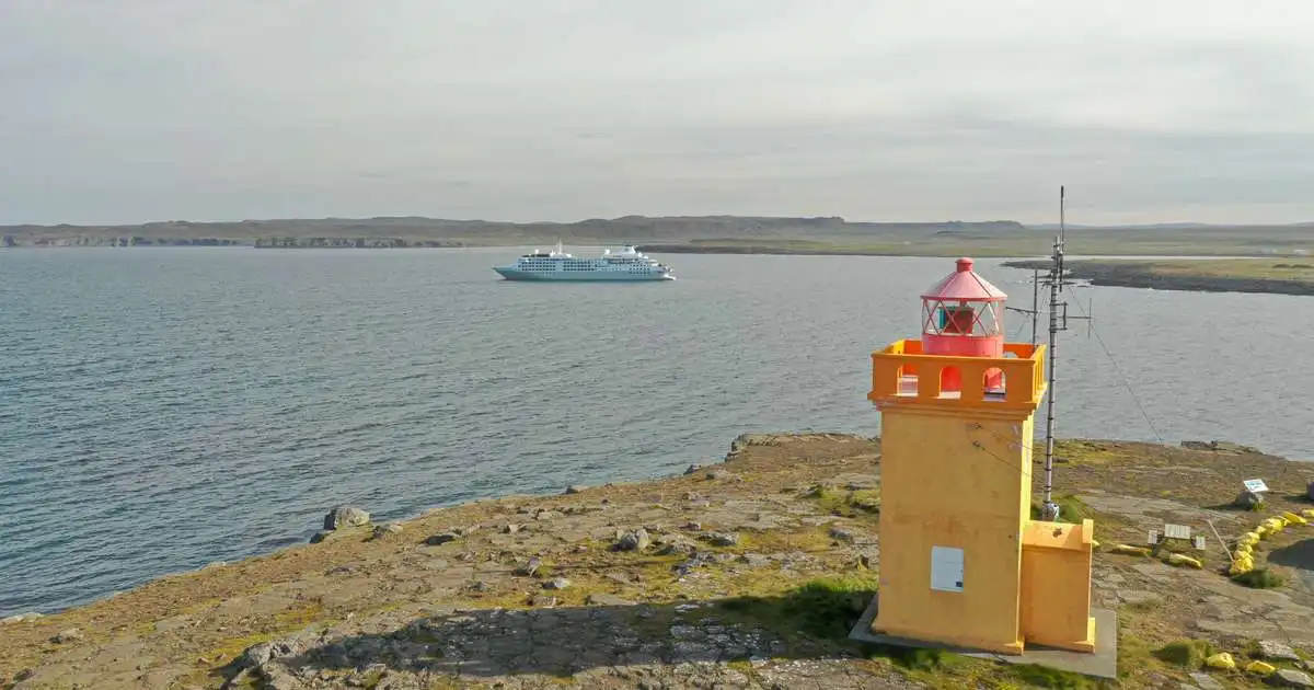 Færri skemmtiferðaskip á landsbyggðinni í sumar