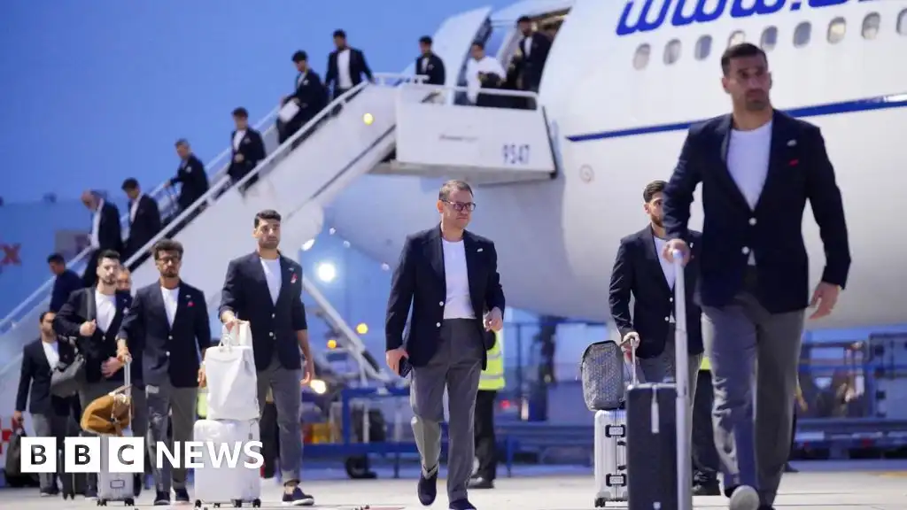 Fifa World Cup 2026: Iran's team lands in Mexico amid US visa row