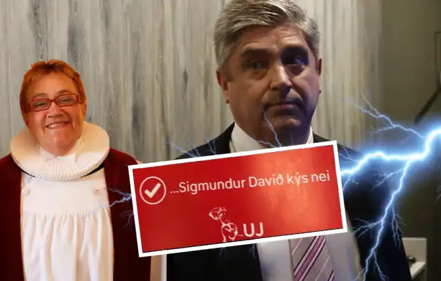 Finna bæklingi Ungs jafnaðarfólks allt til foráttu: „Adolf Hitler myndi kjósa Já“