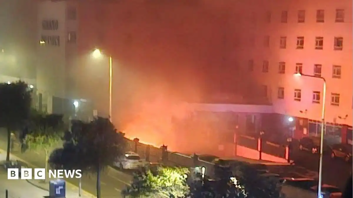 Fire Folkestone's Grand Burstin Hotel treated as suspicious