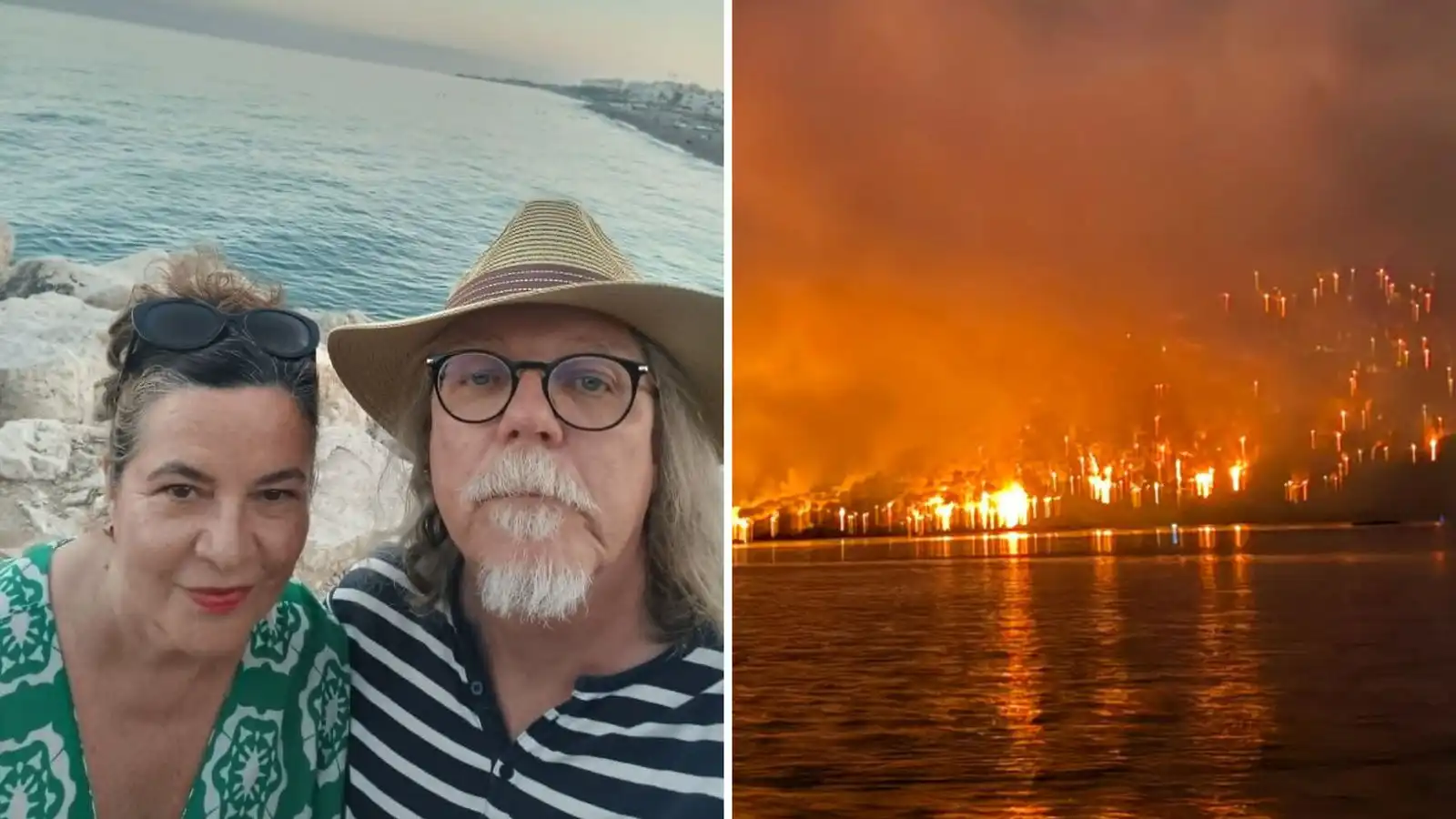 Flúðu heimili sitt vegna gróðurelda: „Þetta verður ekki fal­legt, fjallið er allt brunnið“ - Vísir